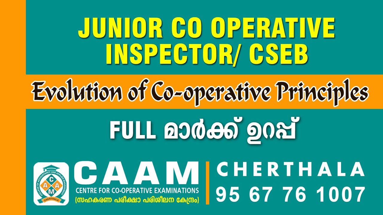 JCI/CSEB - Evolution of Co-operative Principles