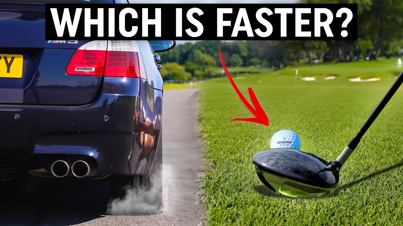 Richard Hammond VS Pro Golfer | Which is FASTER?