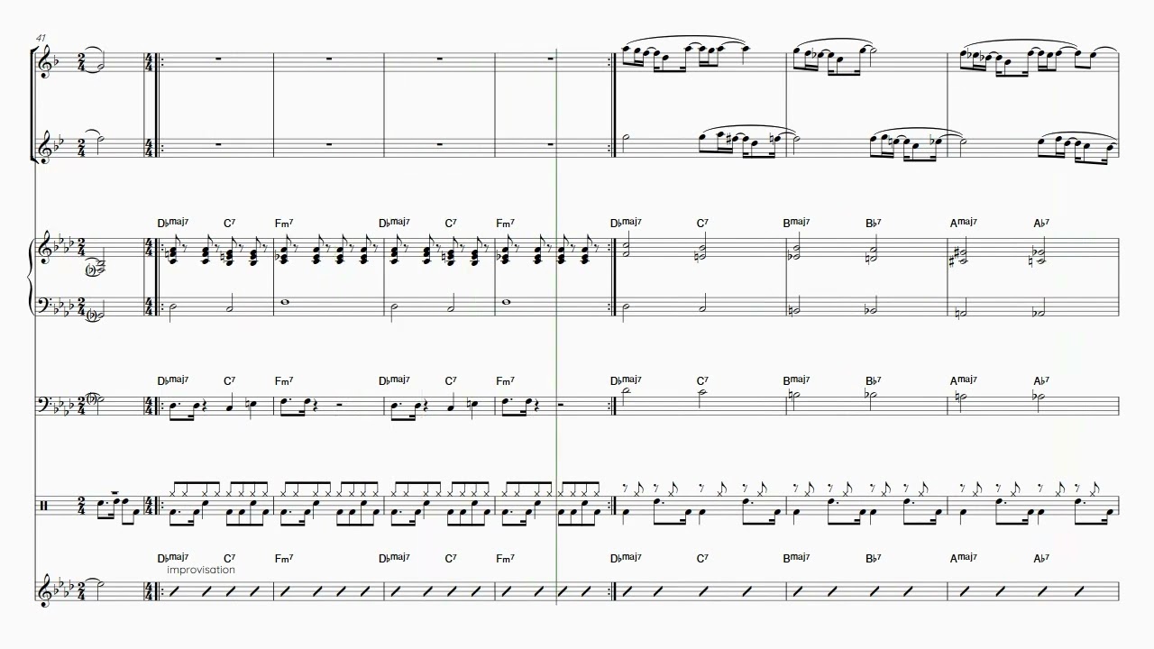 Just The Two Of Us - Small Ensemble Arrangement