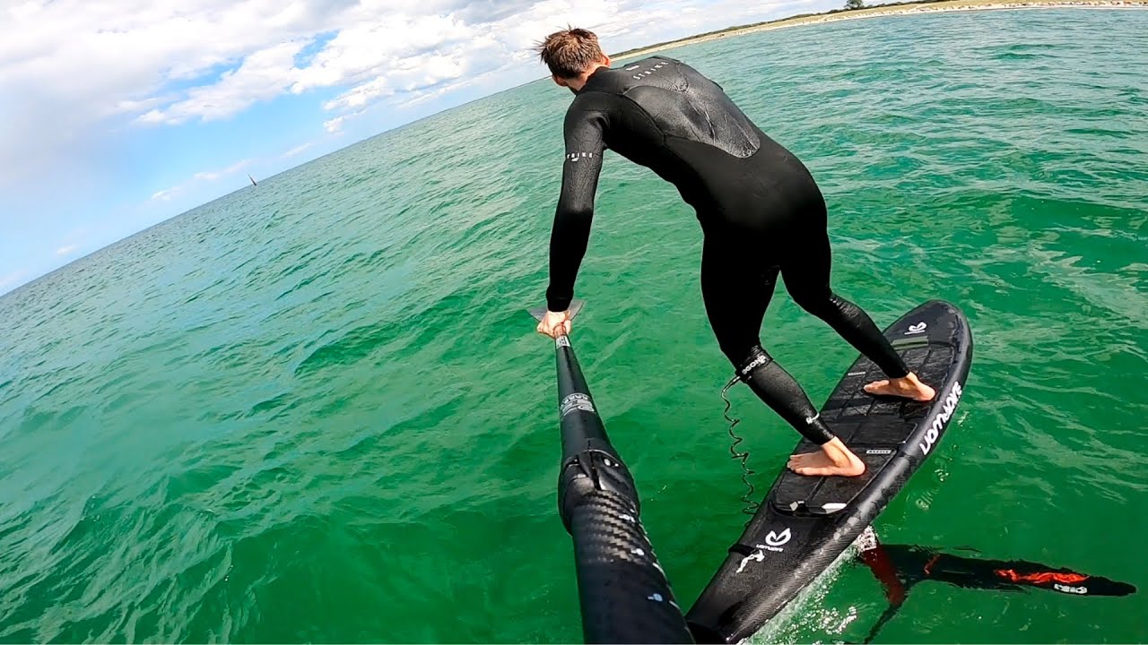 SUP DW Foiling Leviathan 1350 - New Board with more Volume - tuning the Setup (shims)