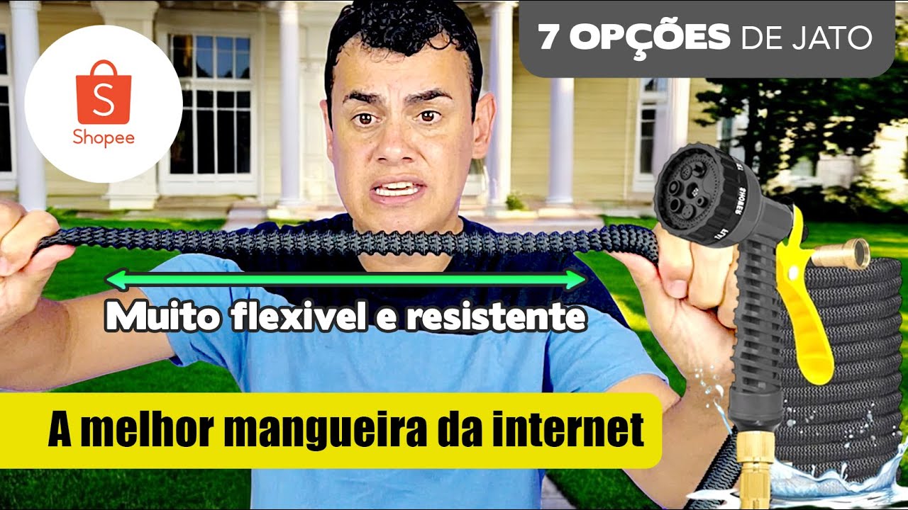 MANGUEIRA DE JARDIM EXPANS&Iacute;VEL DA SHOPEE - Fub&aacute; online