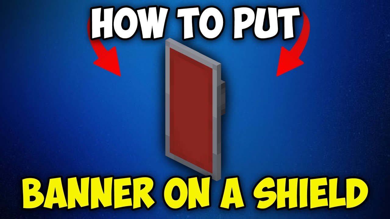 How to Put a BANNER On A SHIELD in Minecraft 1.21.4