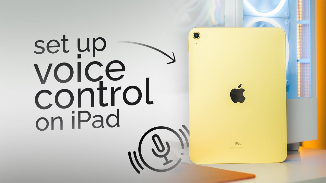 How to Set Up Voice Control on iPad (tutorial)