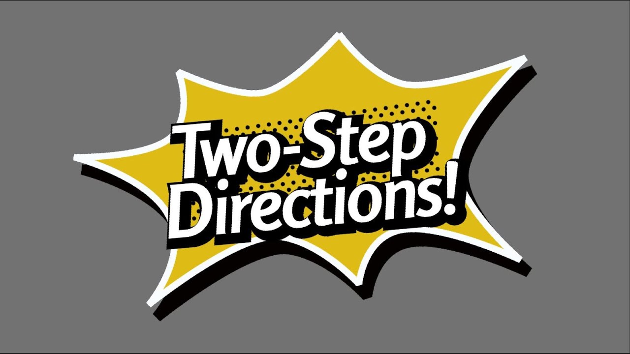 Following two-step directions and spatial concepts