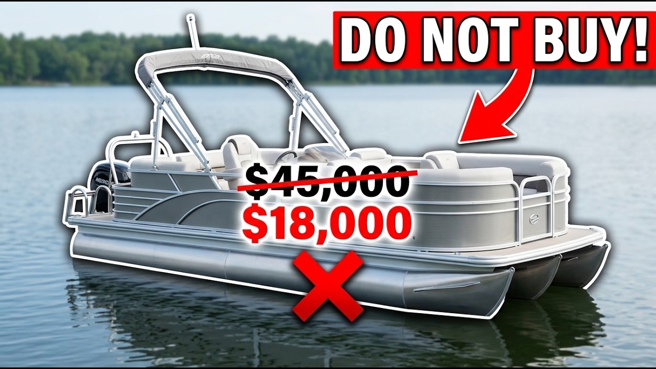 3 Pontoon Boat Red Flags That Mean You're Buying a Death Trap
