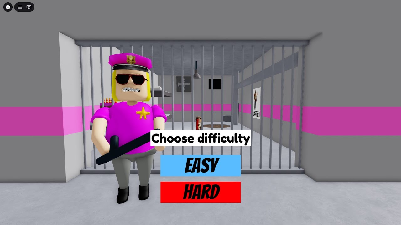 POLICE GIRL PRISON RUN! OBBY roblox! Gameplay Walkthrough No Death 4K