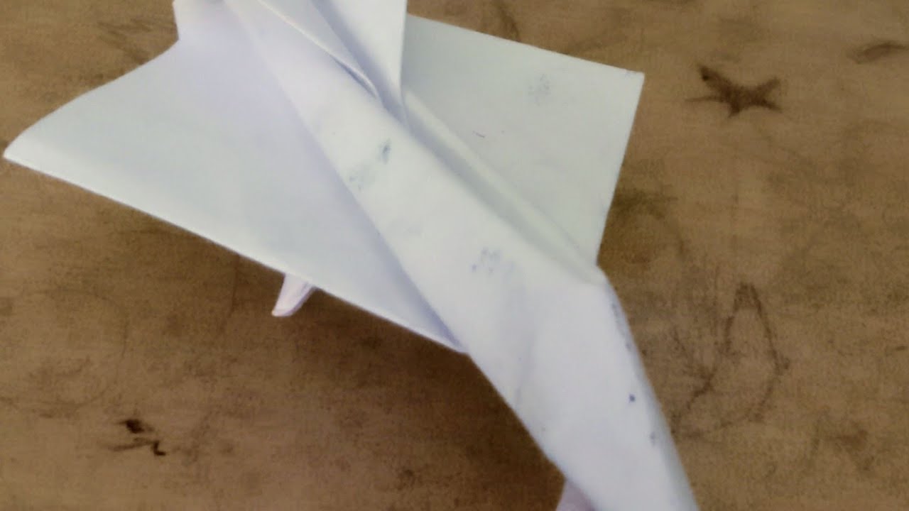 diamond back alpha origami fighter jet designed by Jason merril tutorial