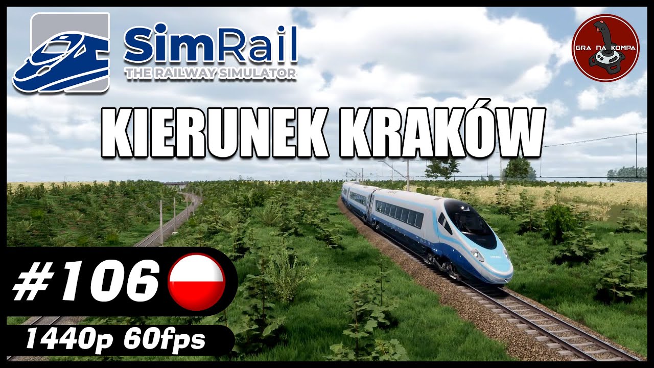 Na trasie do Krakowa | #106 | SimRail - The Railway Simulator 🚂