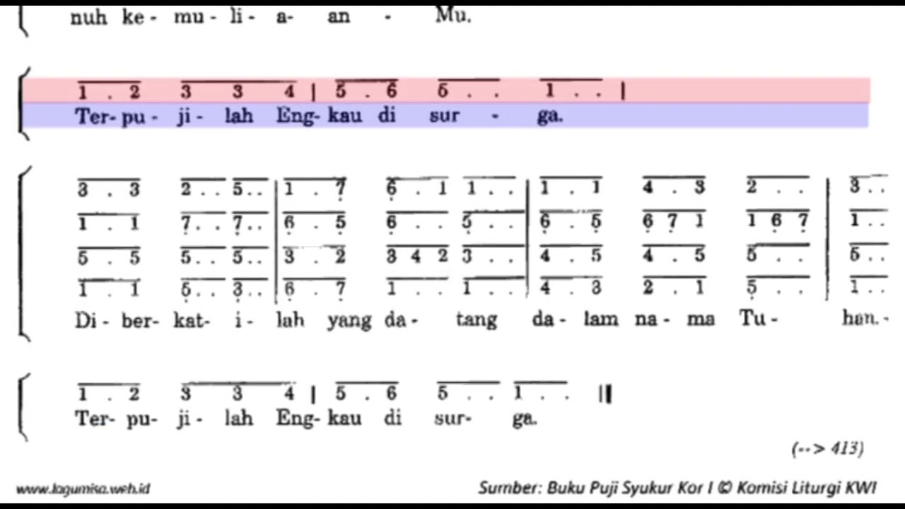 Alto PS 392 Kudus Misa Kita II #satbguides #lagumisa #laguliturgikatolik #gerejakatolik #lagukoor