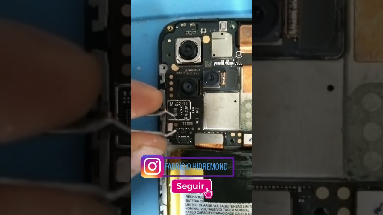 moto g 32  defeito placa
