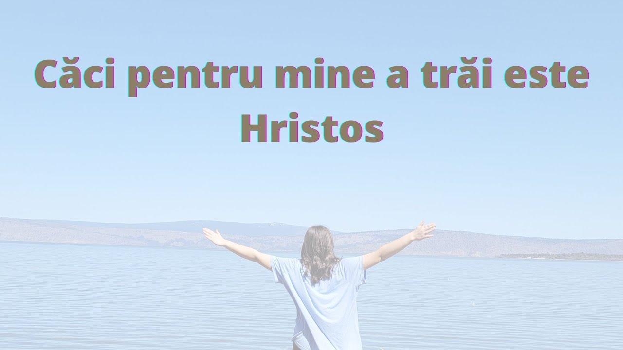 Căci pentru mine a trăi este Hristos (Orchestra RBC -Vancouver)