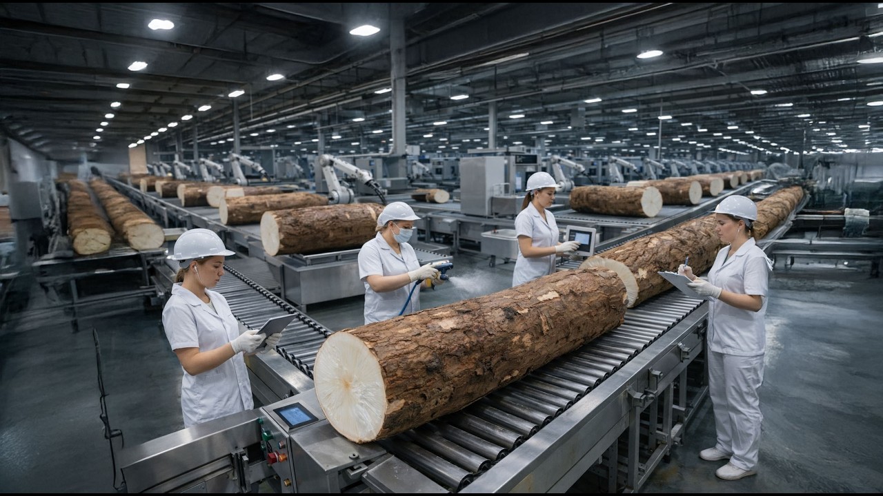 Inside a Massive Cassava Starch Factory | Cassava Harvest and Starch Processing Technology