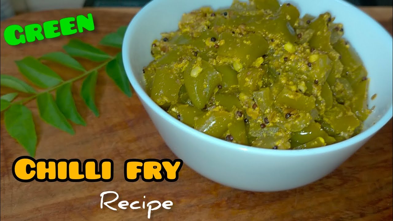 Green chilli Fry Recipe || Fry Green chilli ||Best in Roti & Curd Rice