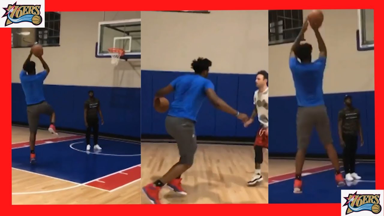 Joel Embiid WORKOUT on his POST MOVES for the next season | *NBA workouts 2020*