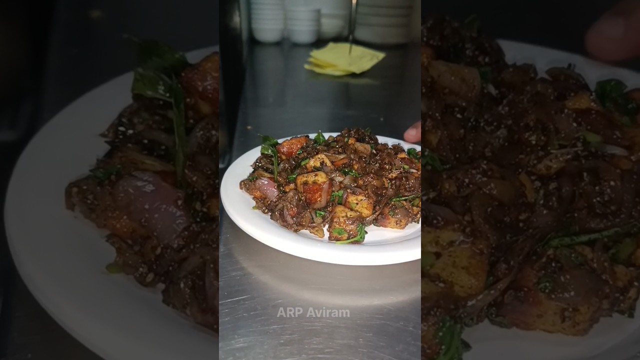 Paneer Pepper Fry | Paneer Pepper Fry Restaurant Style #shorts #shortvideo #shortsfeed
