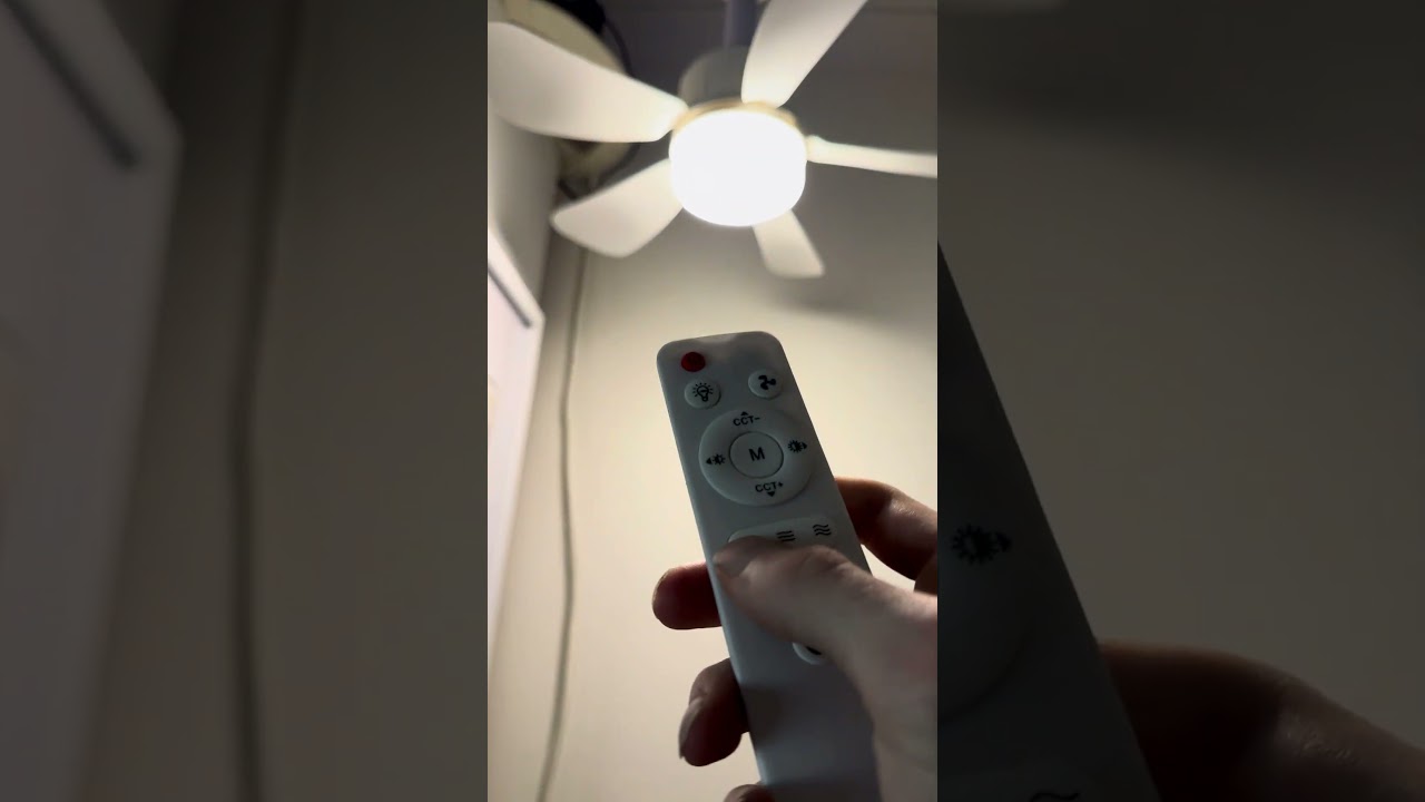 Socket light fan - 5 blades