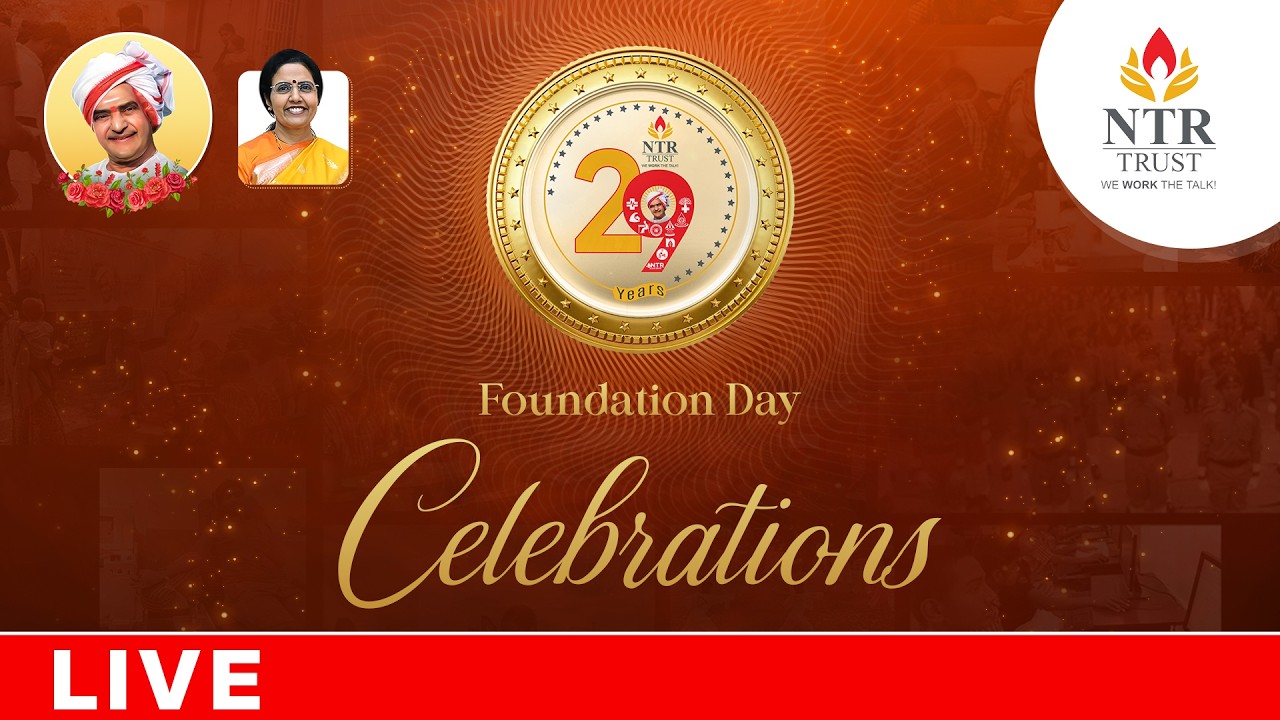 Watch Live: NTR Trust 29th Foundation Day Celebrations