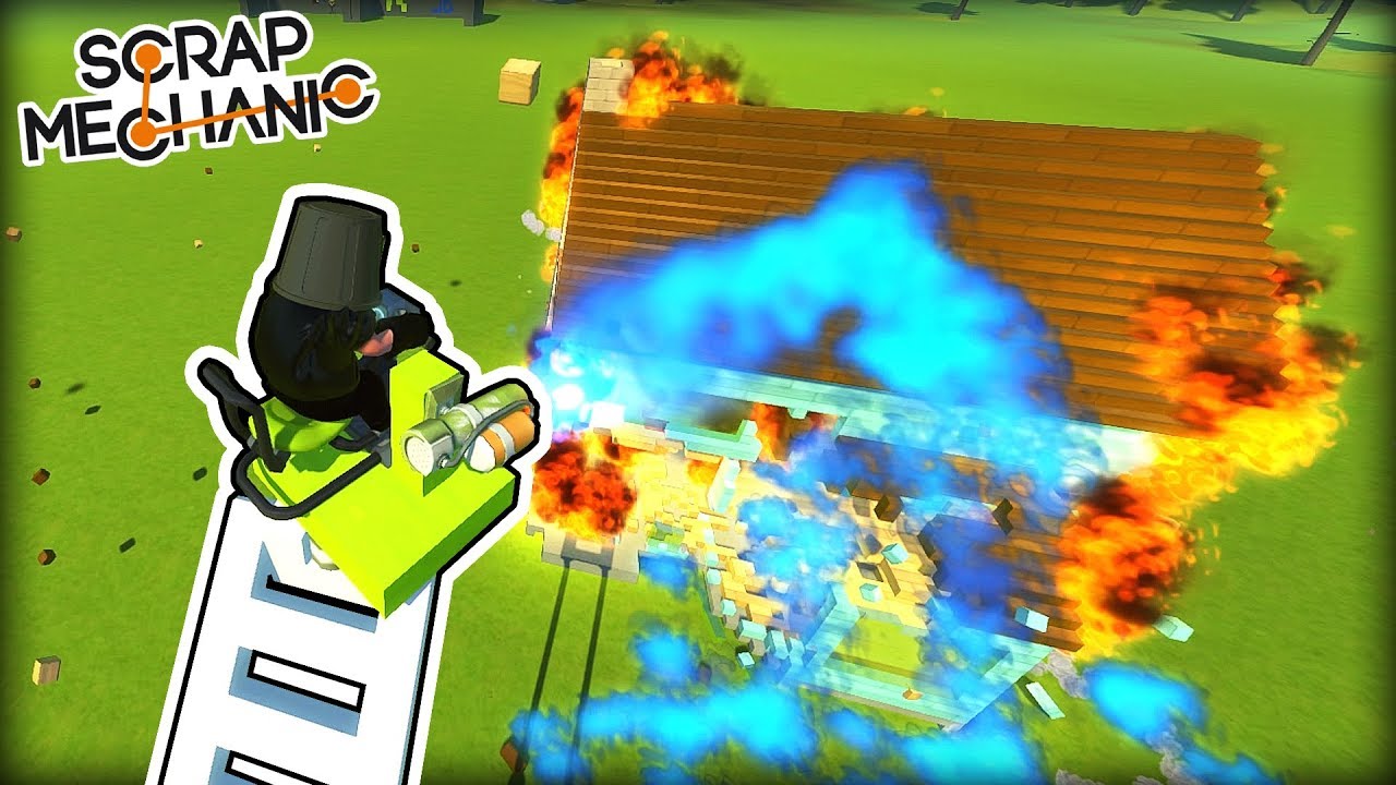 Who Makes the Best Firefighting Team? (Scrap Mechanic Multiplayer Monday)
