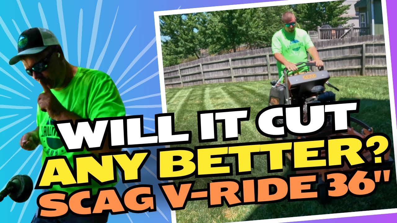 Lawn Care Hot Day Mowing | Scag V-Ride 36
