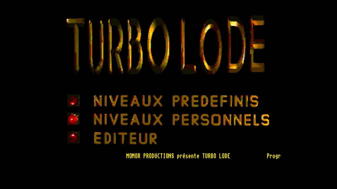 Turbo Lode (1994) from Momor Productions the Amiga - Quick play - Lode runner clone