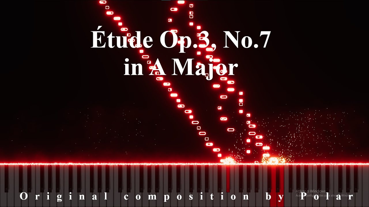 Etude Op.3, No.º7 in A Major