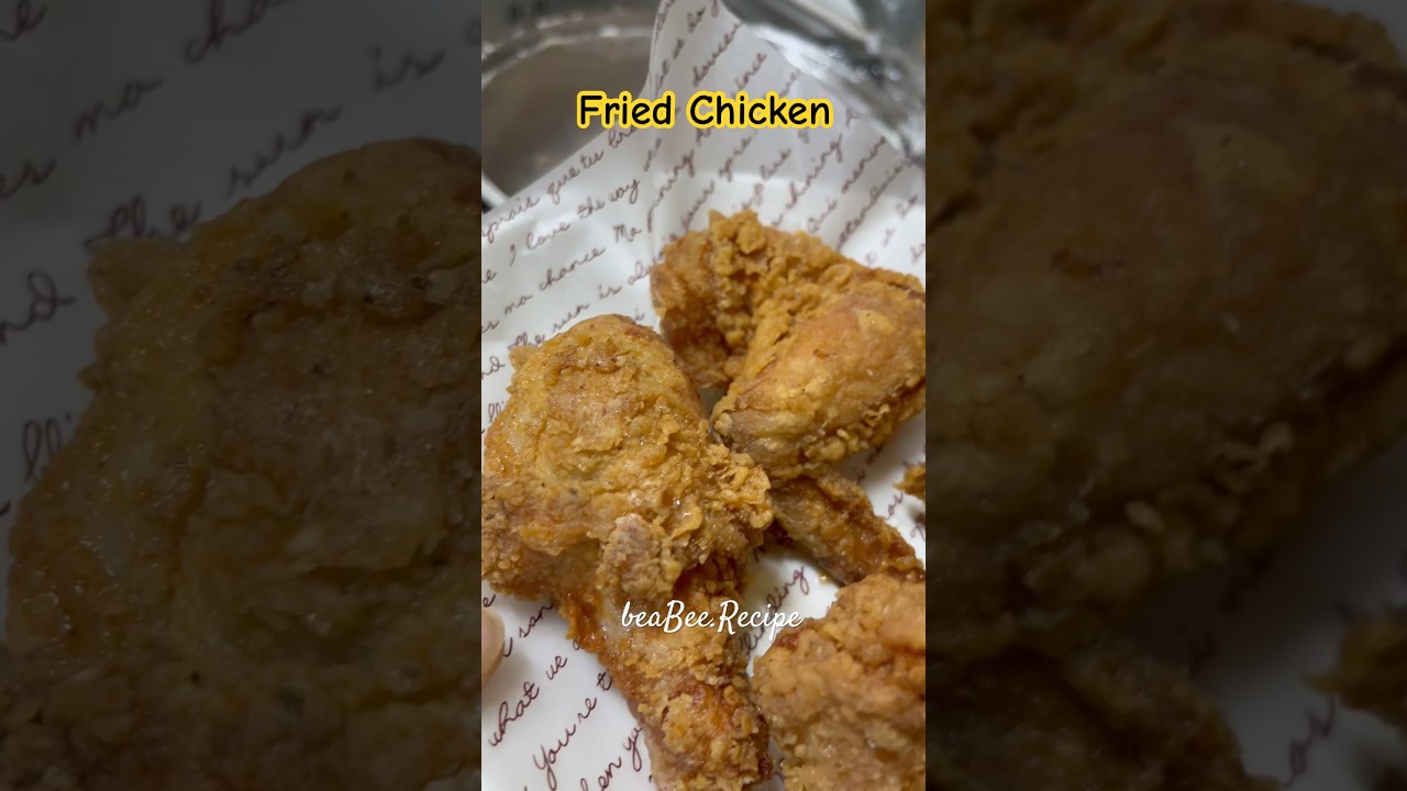 Fried Chicken ni beaBee is super crunchy outside and juicylicious inside 