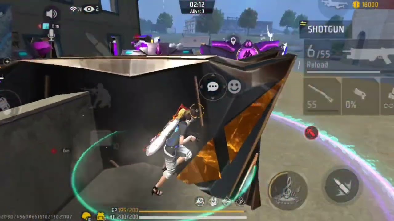 Learning PRO Rush with M590 + Trogon 💣 | Free Fire Raw Clip