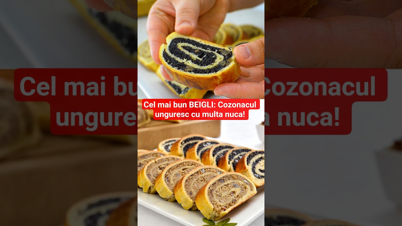 Cel mai bun BEIGLI: Cozonacul unguresc cu multa nuca! 🎄