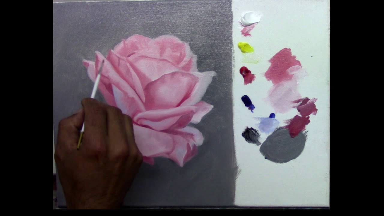Como Pintar una Rosa