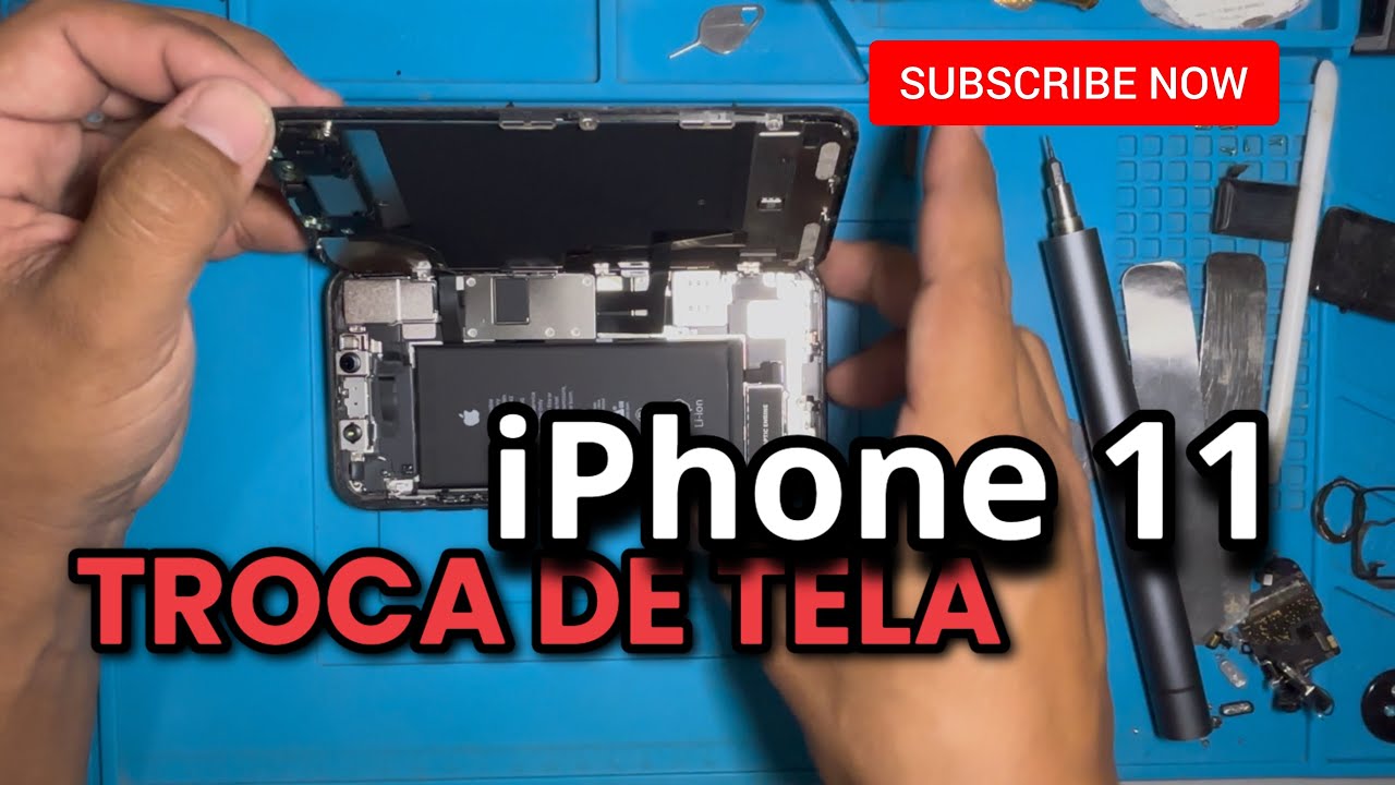 Troca de tela do iPhone 11- como abrir e trocar a tela com segurança