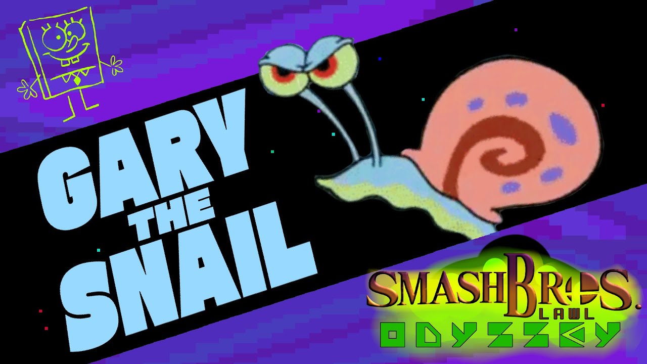 Smash Bros Lawl Odyssey Moveset - Gary The Snail (Spongebob Squarepants)