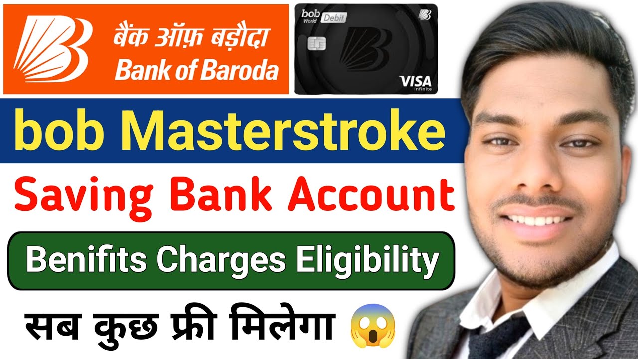 Bank Of Baroda BOB Masterstroke Saving Account Full Review Hindi BOB Masterstroke Account kesa hai