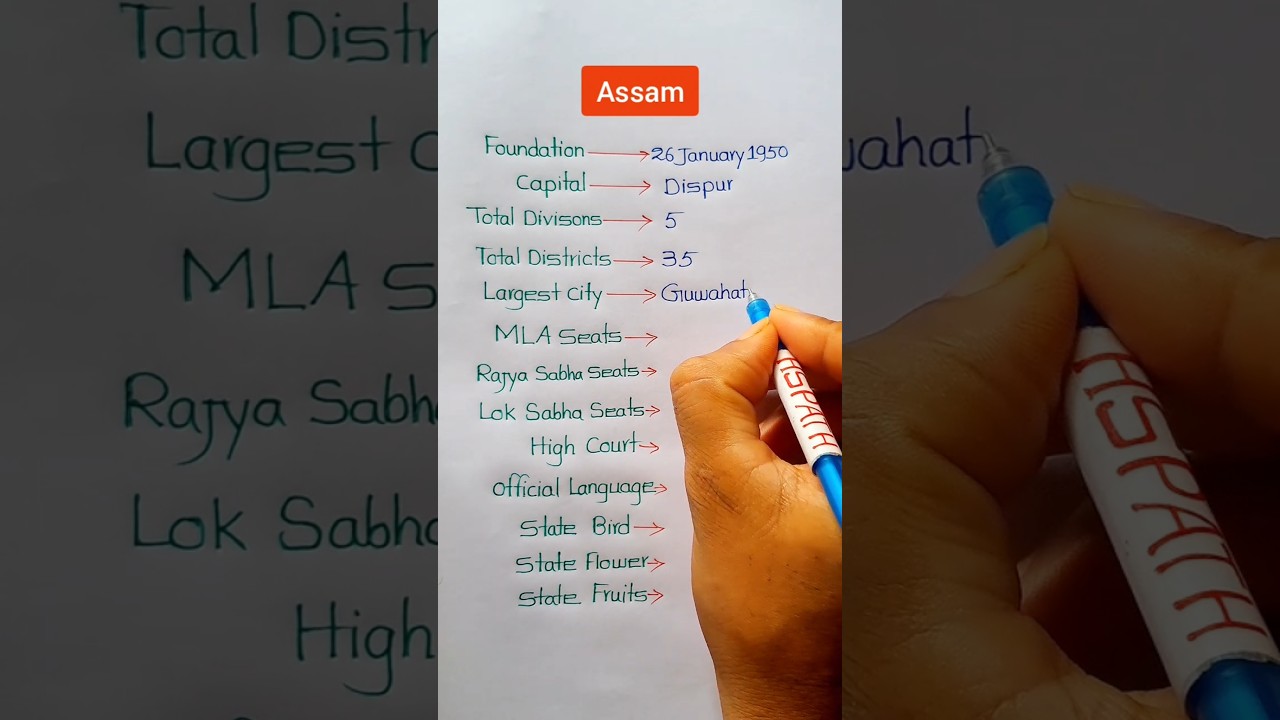 Assam Information🔥Information of Assam🔥Details of Assam