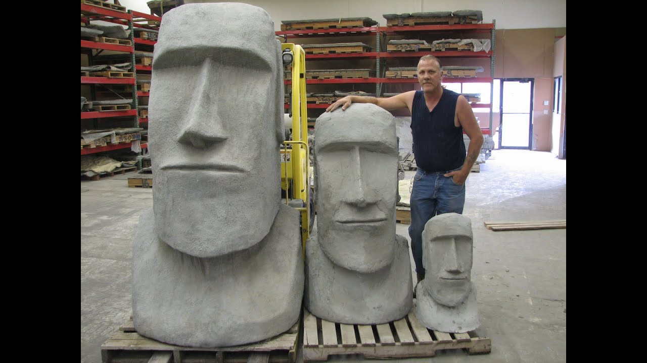 Make an Easter Island statue using cardboard fast and easy.