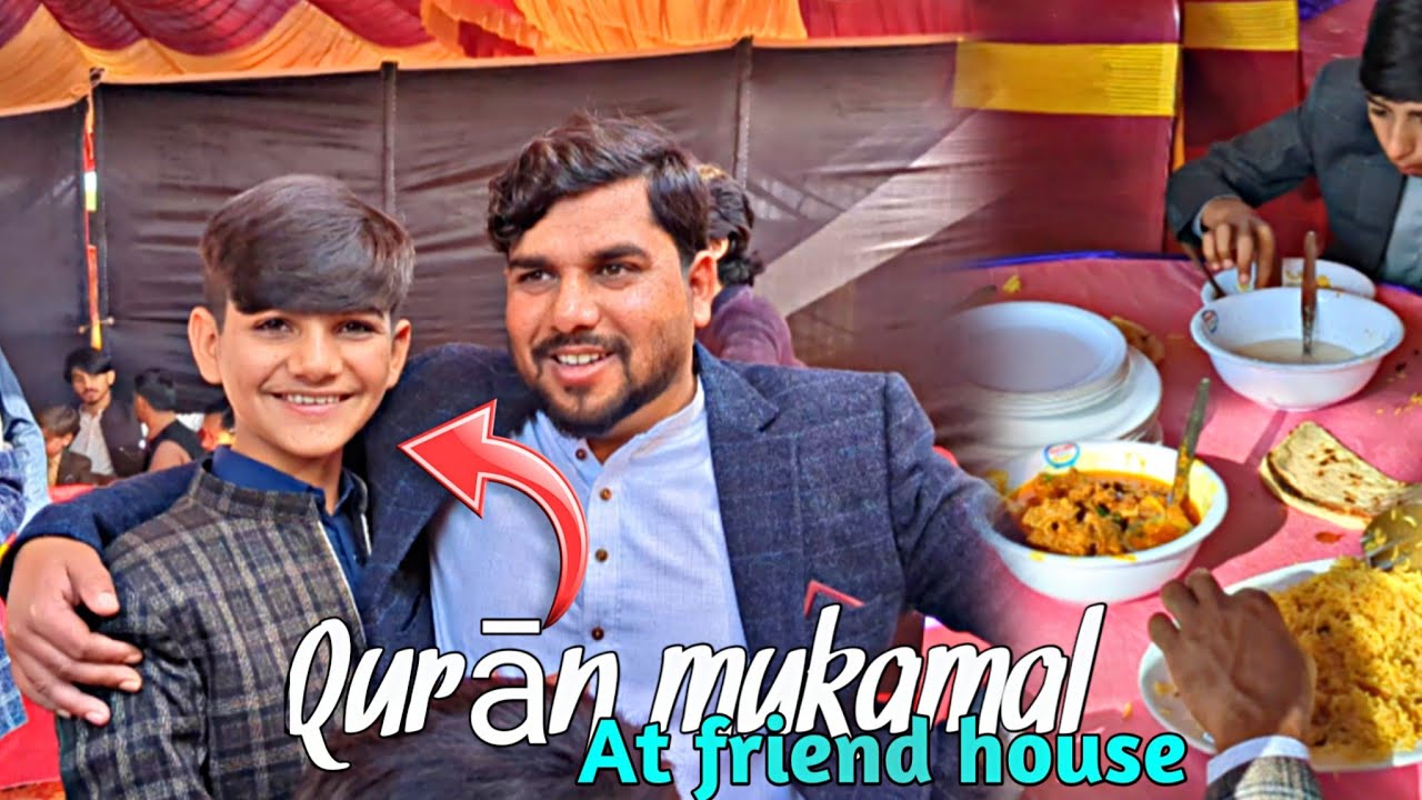 Qurān mukamal at friend house 🏠 🤲