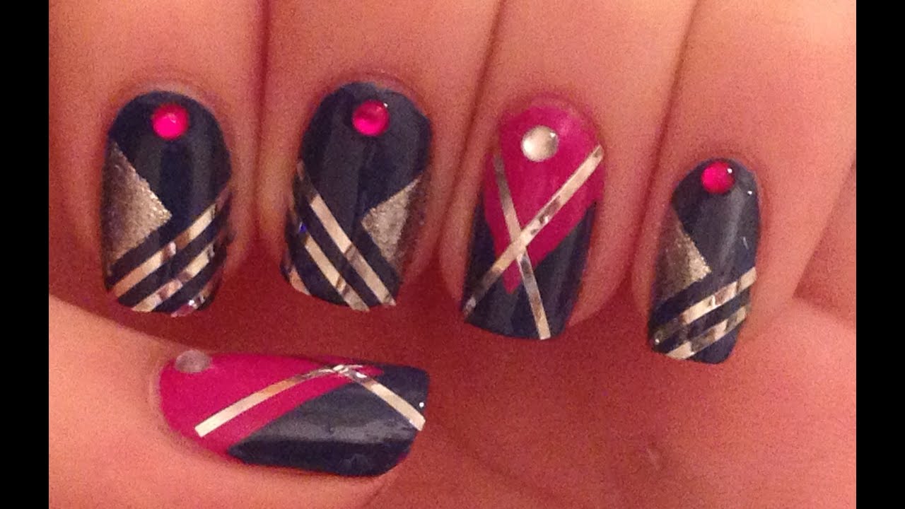 Easy Striping Tape Nail Art Tutorial