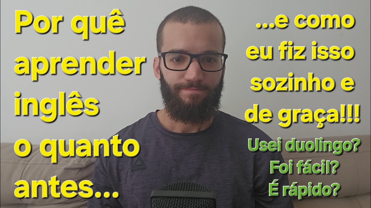 Aprenda inglês antes que seja tarde...