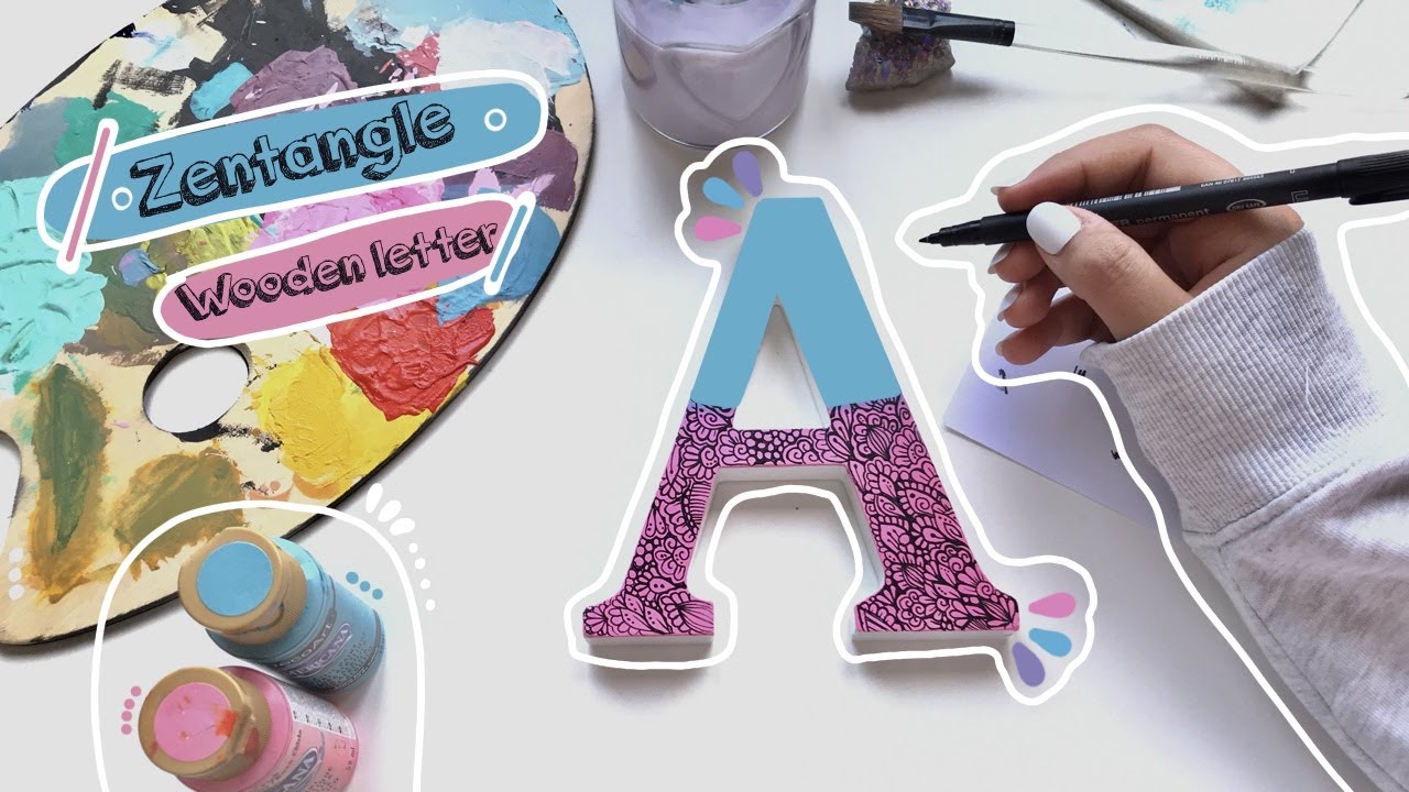 Custom wooden letter