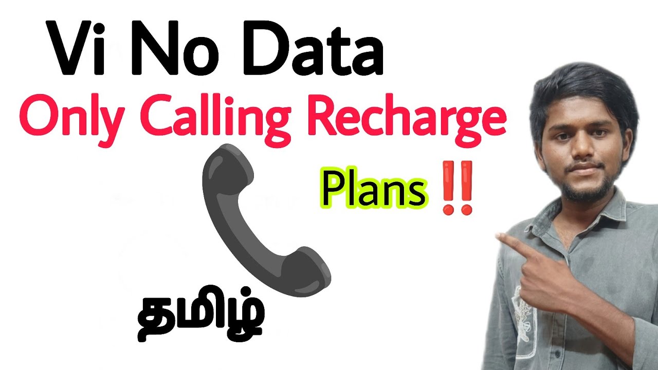 Vi No Data Only Unlimited Calling Recharge Plans Tamil
