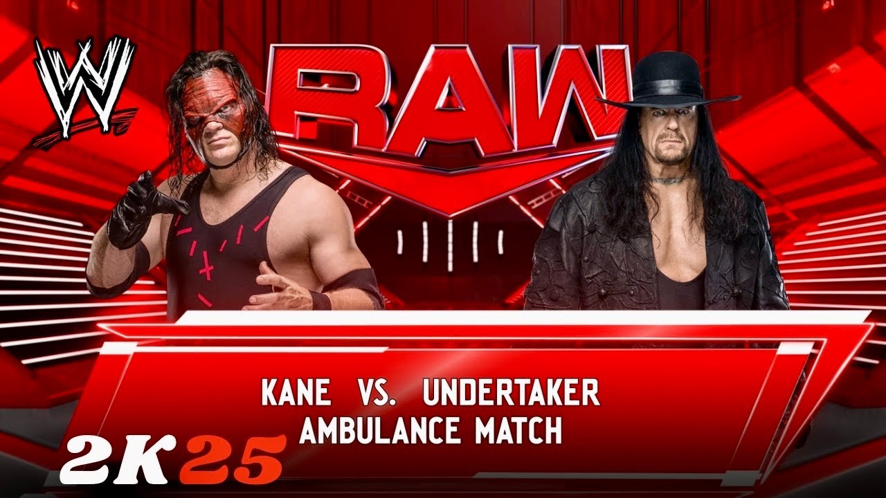 BEST LEGENDARY MATCH | UNDERTAKER VS KANE | AMBULANCE MATCH | WWE2K25 