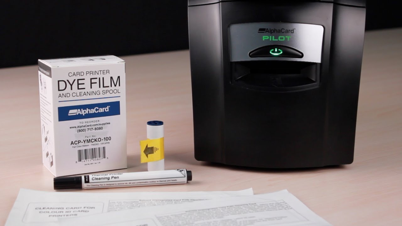 AlphaCard Pilot ID Card Printer - How to Clean Your Printer