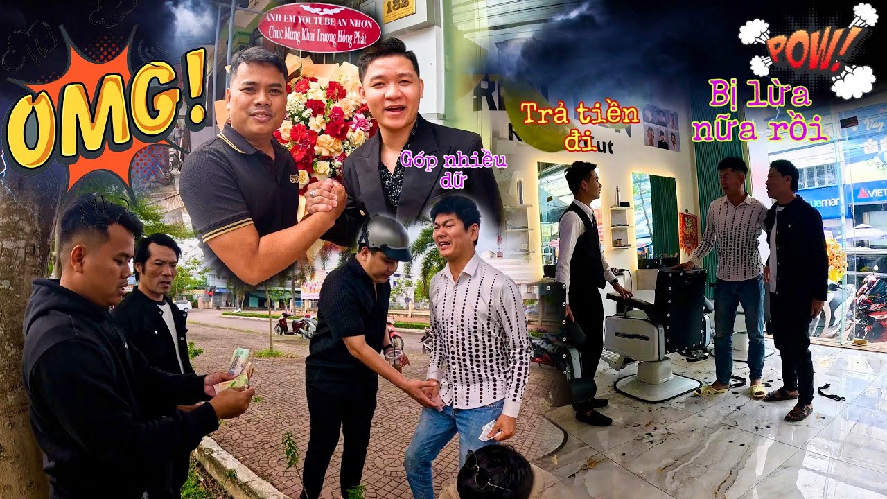 Thiết Khmer Lấy Tiền Tất Niên Cuối Năm Của Ae Đi Mua Hoa Khai Trương Tiệm Tóc Real Men