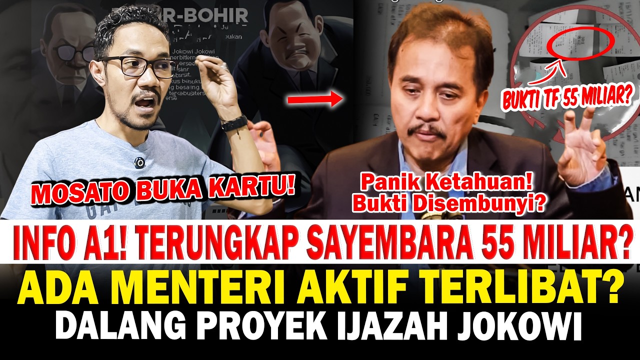 Info A1! Terungkap Sayembara Proyek Ijazah Jokowi 55 Miliar? Ternyata Ada Menteri Aktif Terlibat?