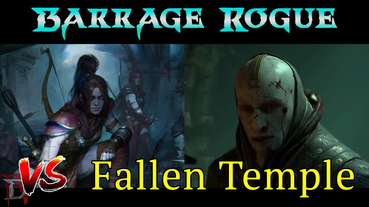 (D4) Barrage Rogue vs Fallen Temple - Level 35, Season 4