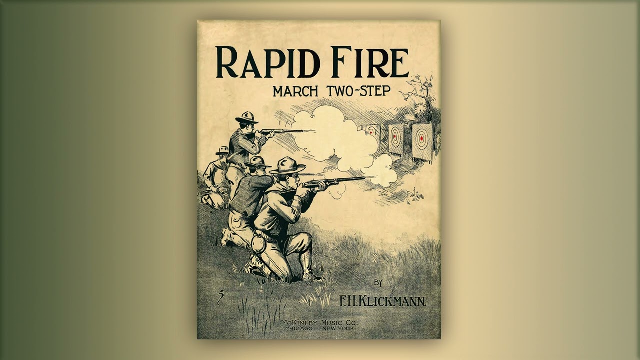 Rapid Fire  -  Frank Henri Klickmann - March in 6/8 - Midi - Piano - 1912