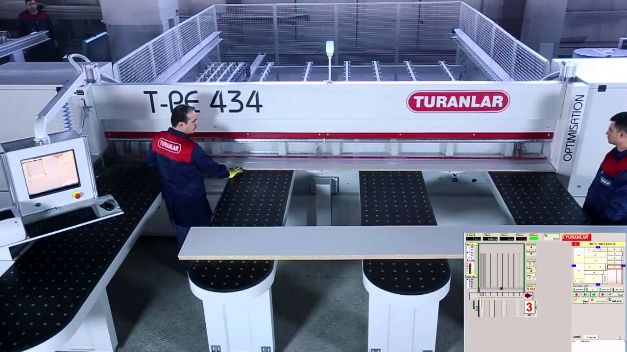 Turanlar T-PE 434 Panel Ebatlama Makinesi / Turanlar T-PE 434 Panel Cutting Machine