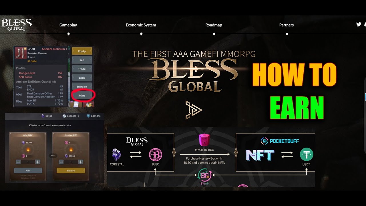 Bless Global How to Earn & Token NFT System Reviews