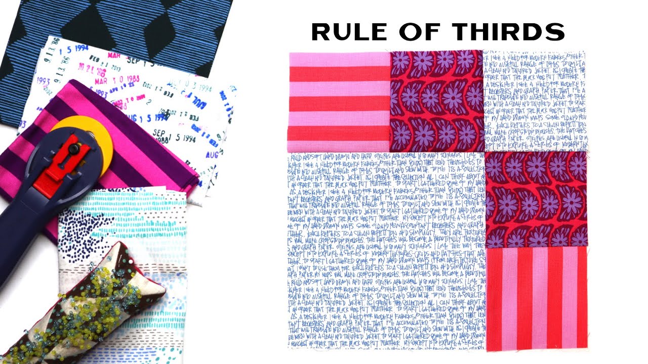 Sew Modern Quilts: Rule of Thirds for the Modern Quilt Block Series