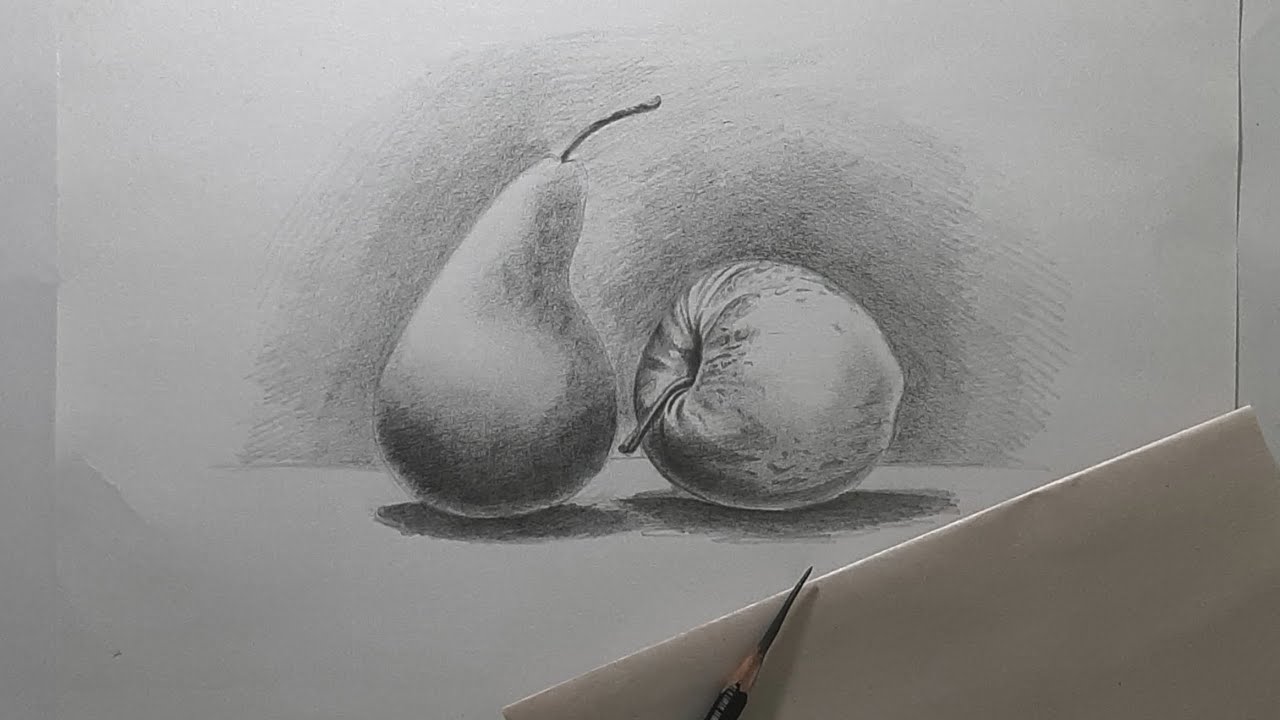 Научитесь рисовать натюрморты карандашом.
