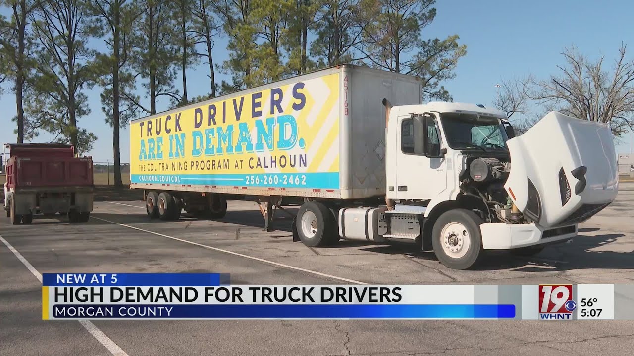 High Demand for Truck Drivers | Jan. 28, 2025 | News 19 at 5 p.m.